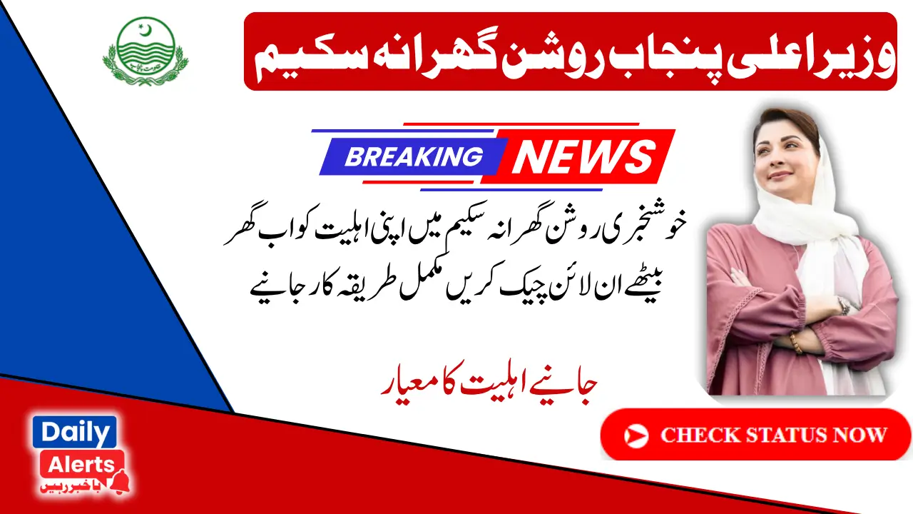 50000 Solar Panel Check Online Registration for Roshan Gharana Scheme 2025