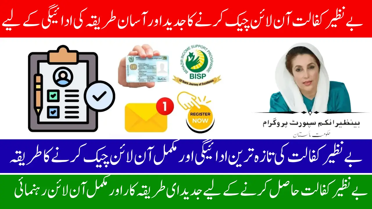 Benazir Kafalat 8171 Online Check 13500 By CNIC Latest Method