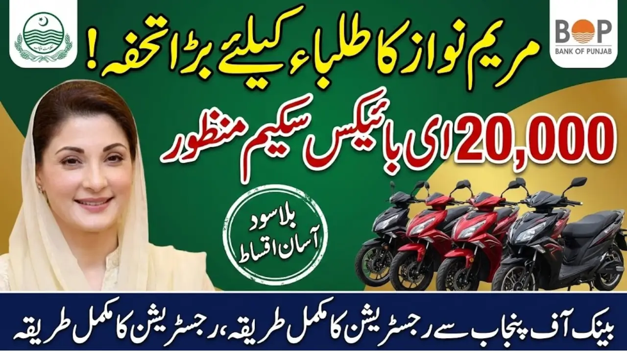 Benefit Of CM Punjab Approved 20000 E-Bike Scheme [For Matric & FSC] Students