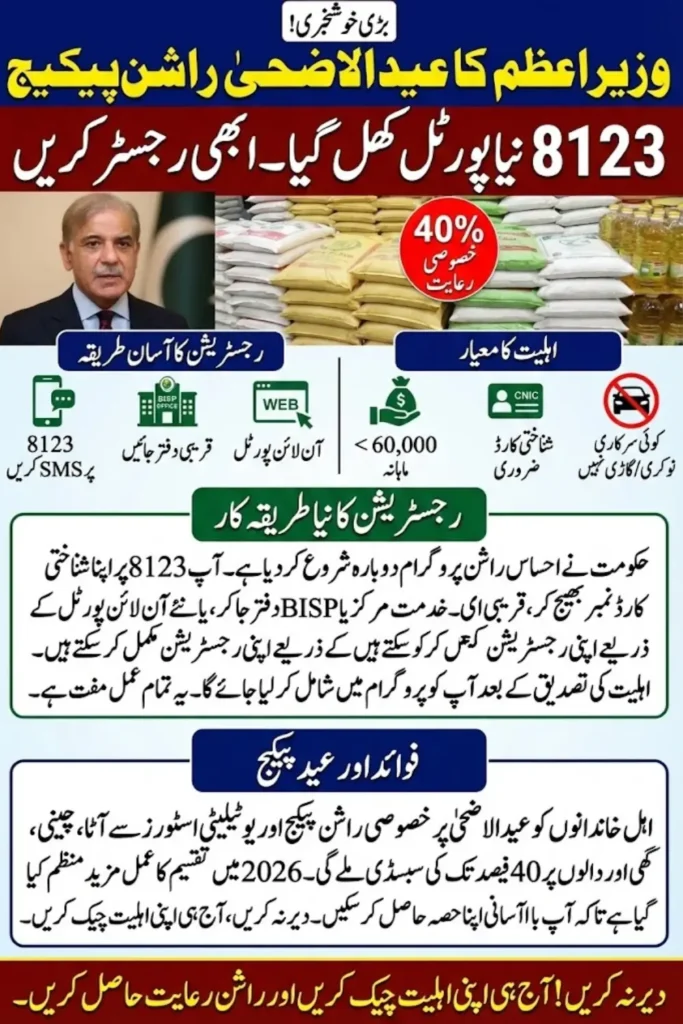 Ehsaas Rashan Riayat Check CNIC For New Registration And Eligibility