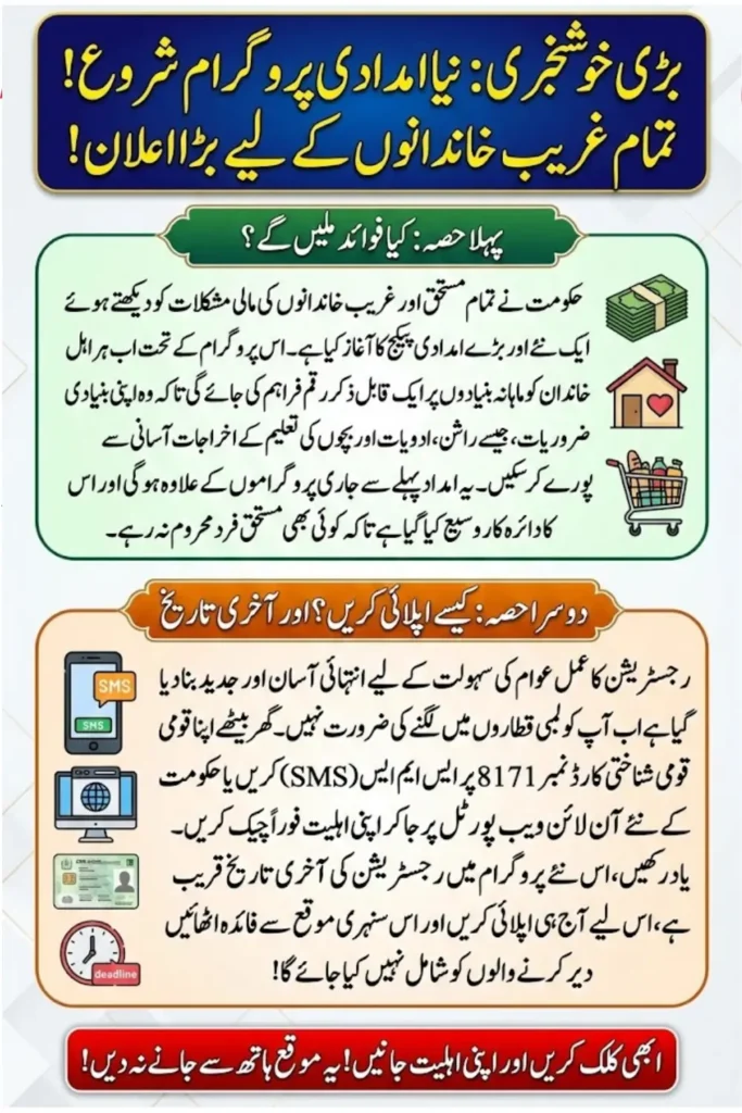 How to Get 8171 Ehsaas Program 25000 BISP New Payment