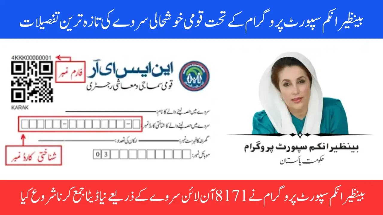 Qaumi Khushali Survey (NSER) New Latest Update 2025