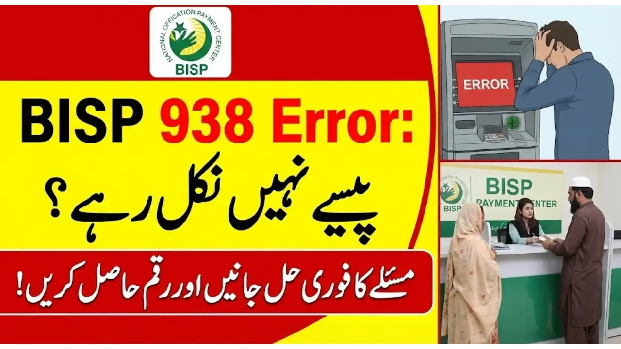 Resolving 938 Code Error in BISP Payment Withdrawal Latest Update