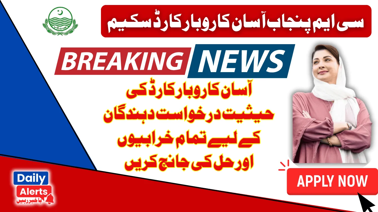 Asaan Karobar Card Status Check All Errors & Solutions for Applicants