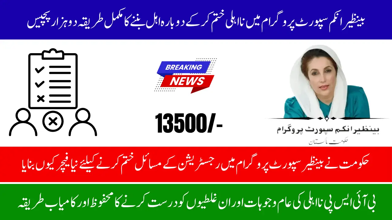 BISP Payment Ineligibility Fix – How to Become Eligible Again in 2025