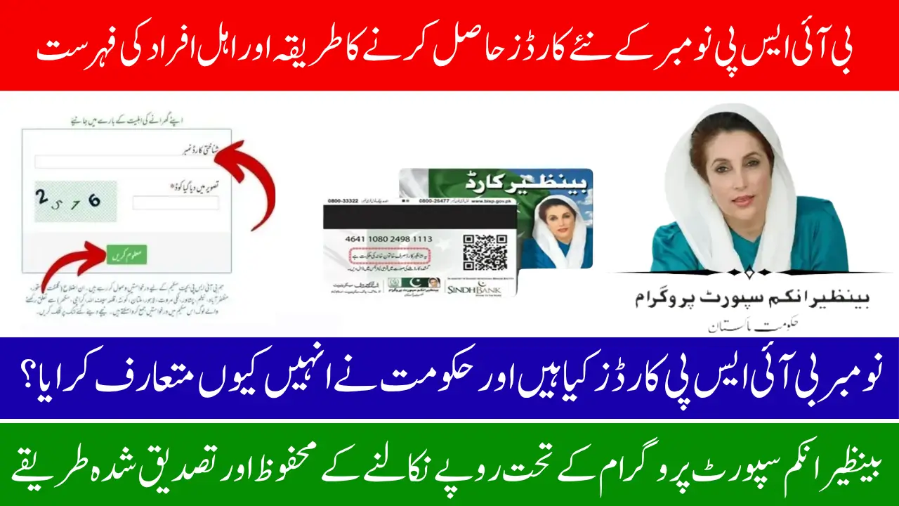 BISP New Cards November 2025 – Latest Update for All Beneficiaries