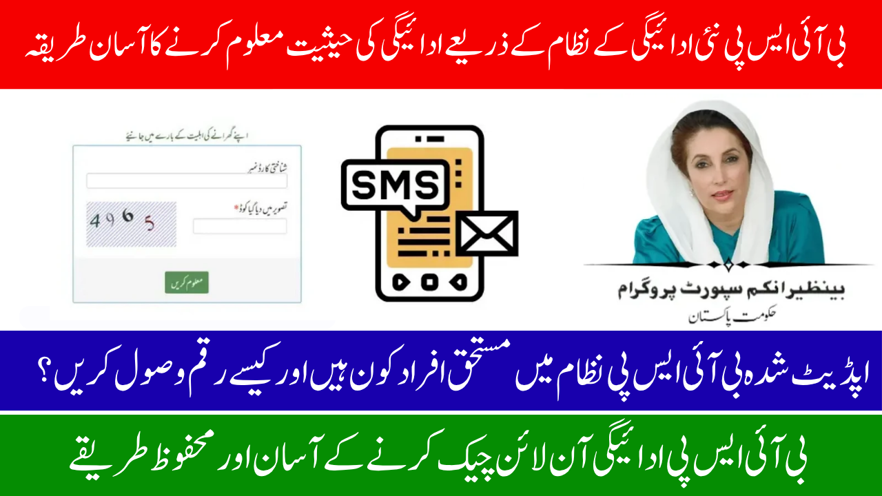 BISP New Payment System 2025: Check Your Payment Status Online Step by Step