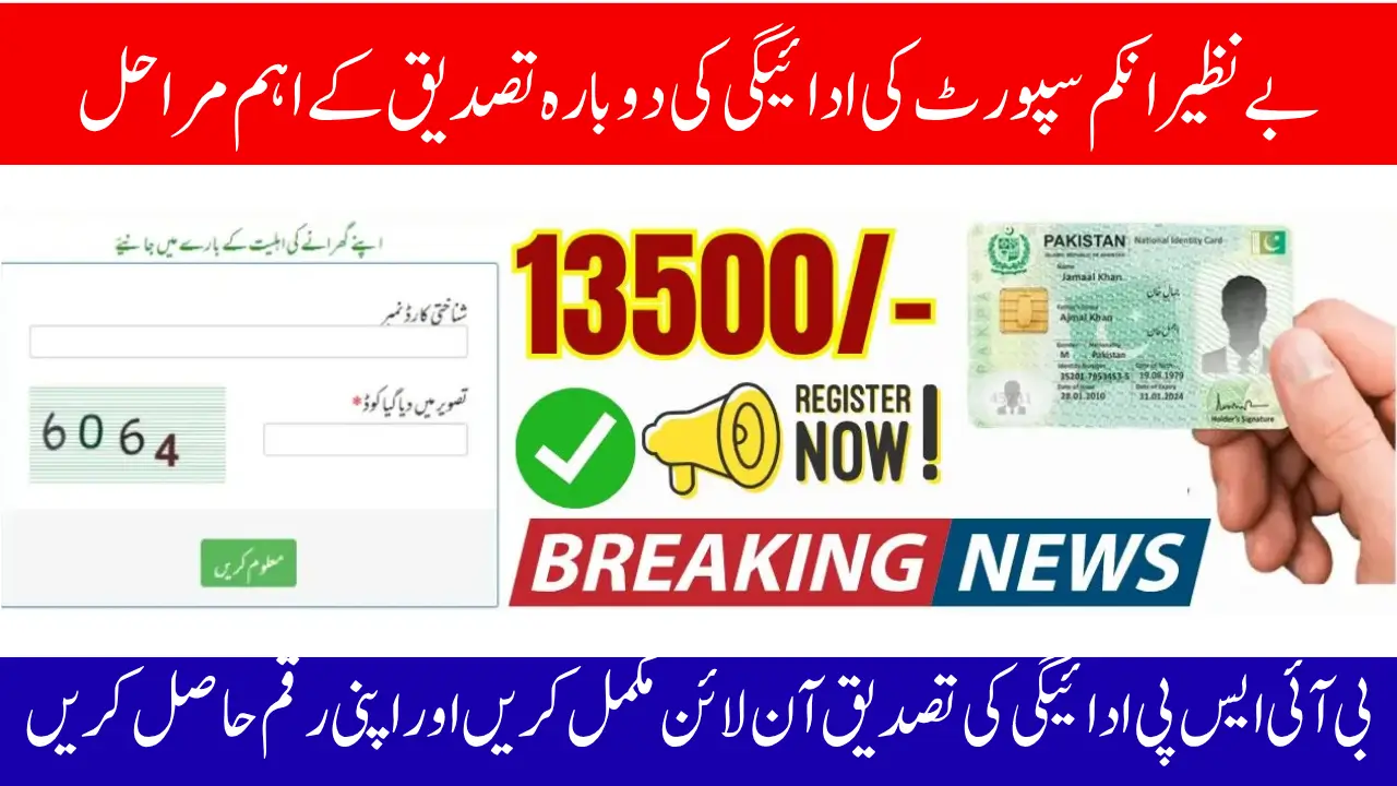 BISP Payment Re-Verification Process 2025 – Step-by-Step Guide