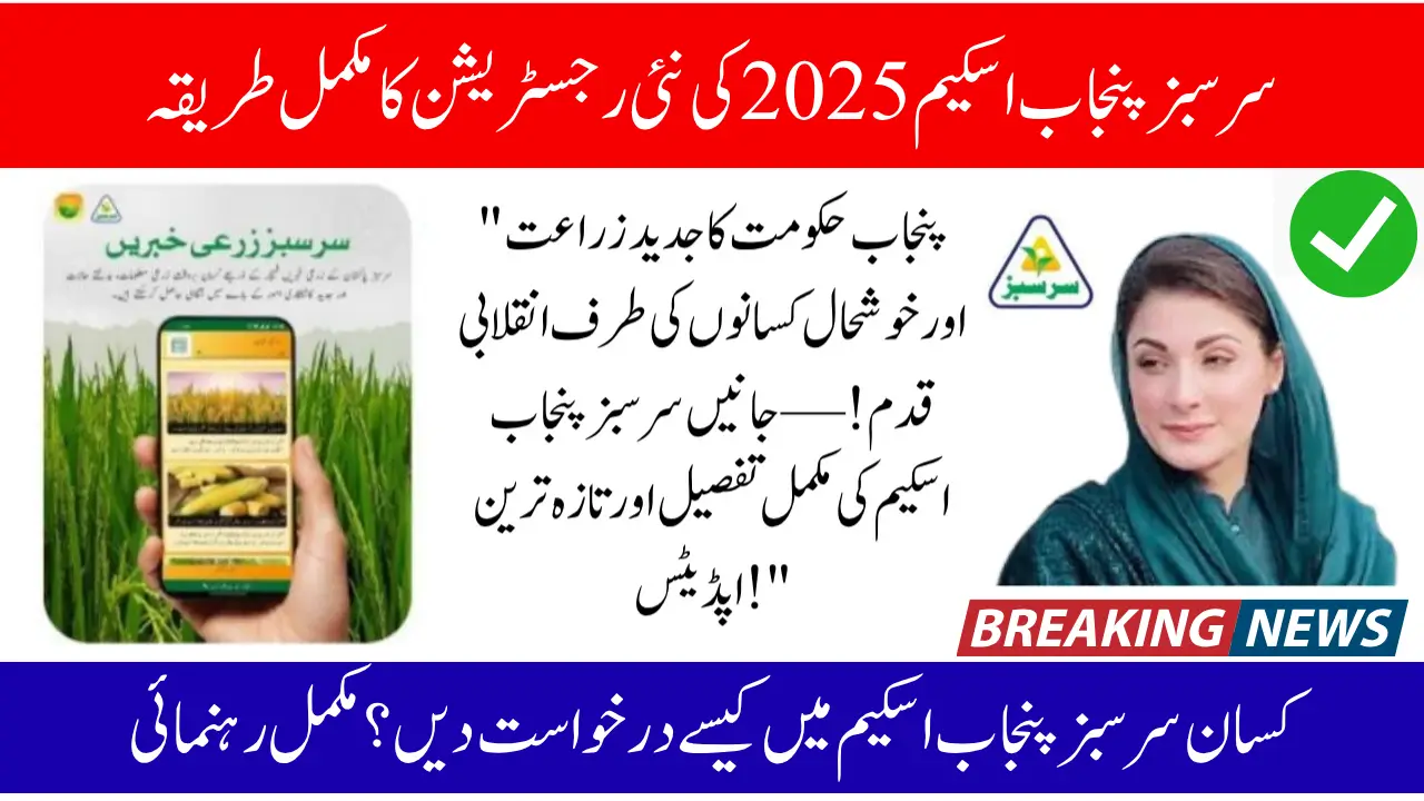 Sarsabz Punjab Scheme 2025: New Registration, Eligibility & Complete Benefits