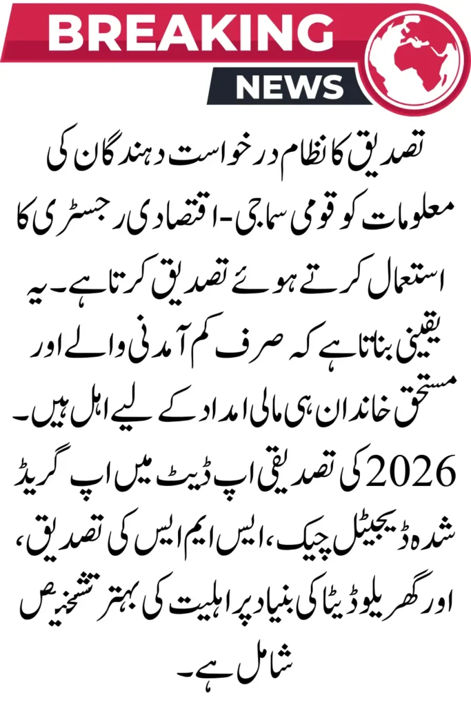 BISP 8171 Verification 2026 – Online CNIC Status, New Payment & Eligibility