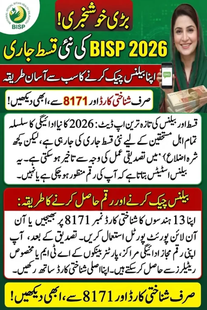 BISP Balance Status 2026 – Latest Payment Update and How to Check