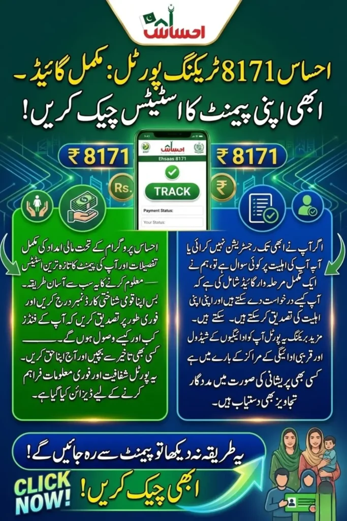 Ehsaas 8171 Tracking Portal March 2026 – Complete Guide to Check Your Payment Status