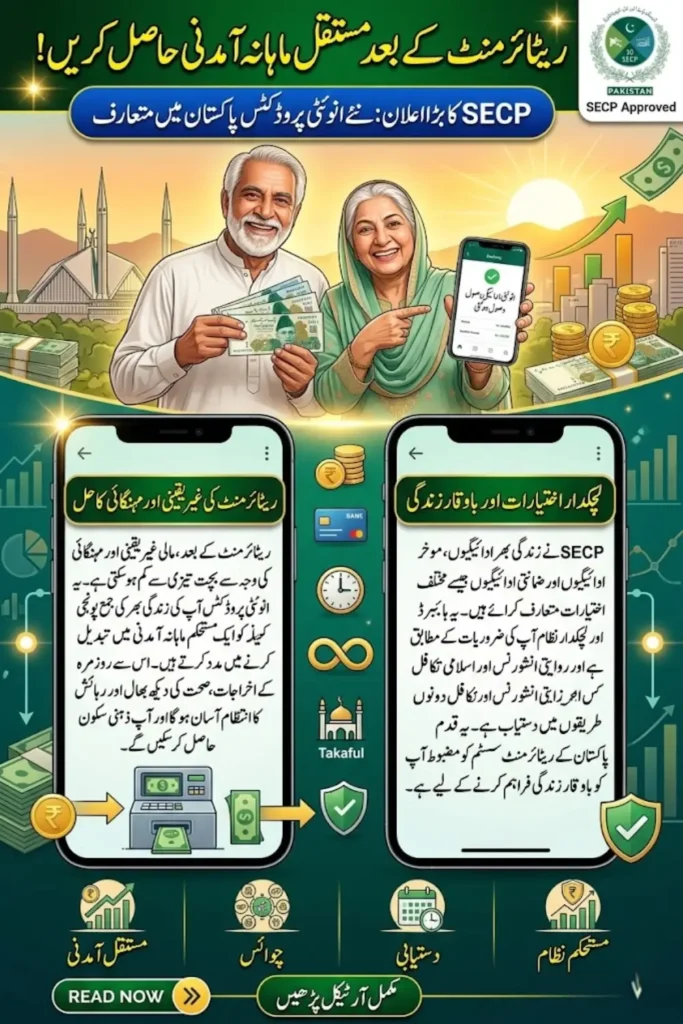 SECP Introduces New Annuity Products to Provide Monthly Income After Retirement in Pakistan
