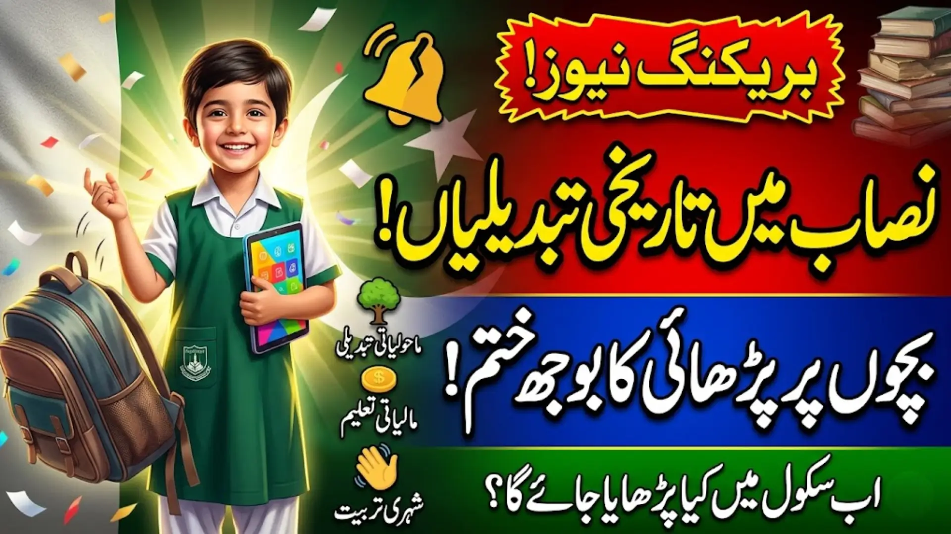 National Curriculum Revised to Reduce Academic Burden and Introduce Modern Subjects